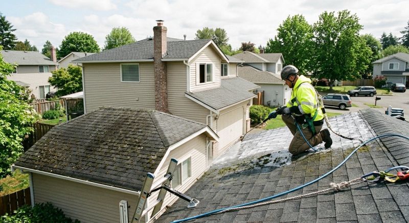 Residential Roof Cleaning Service